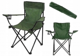 Рыбацкий складной стул «Рыбак 2» (со спинкой и подстаканником)